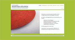 Desktop Screenshot of martinakolarek.com